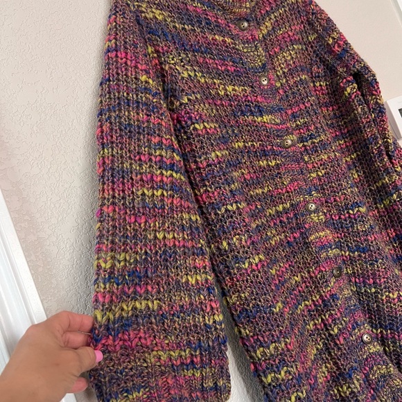 Sundance Long multicolor cardigan L - Picture 3 of 15